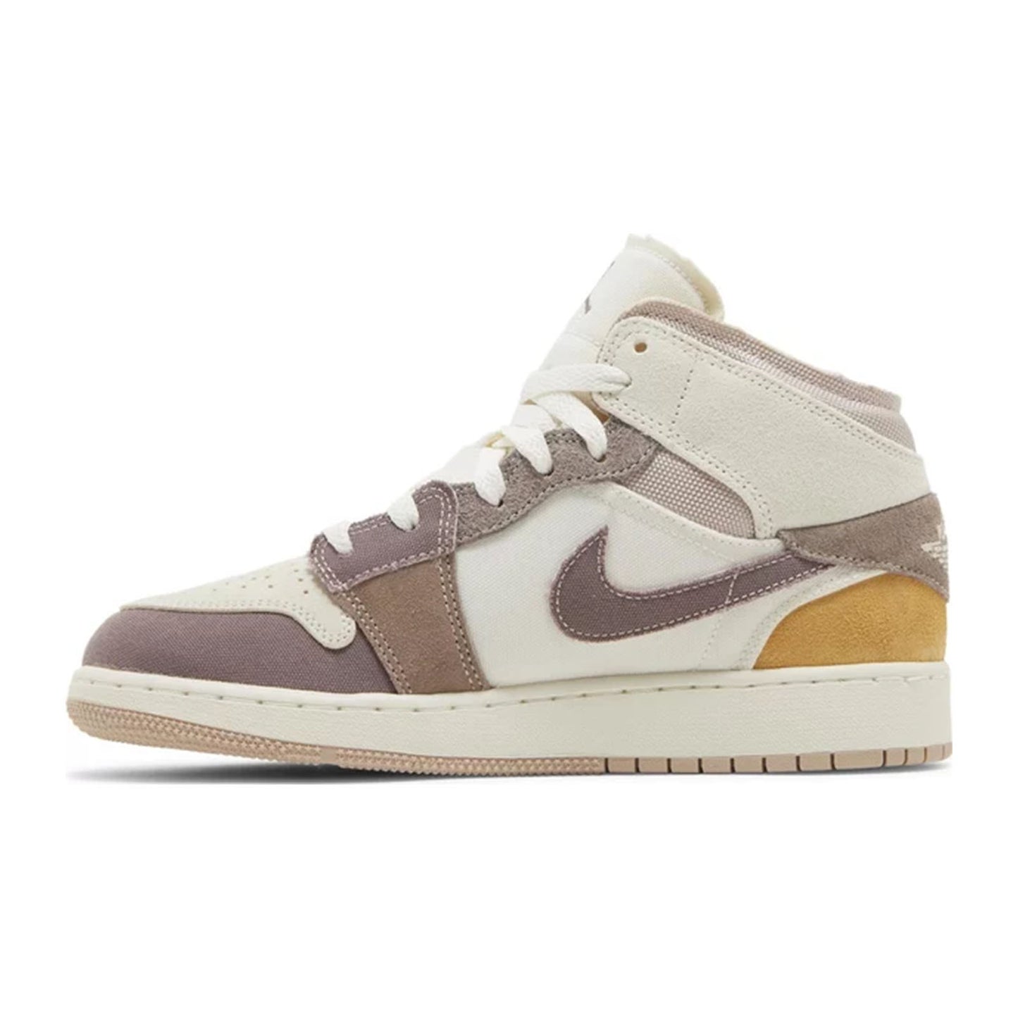 Air Year jordan 1 Mid (GS), SE Craft Inside Out Taupe Haze