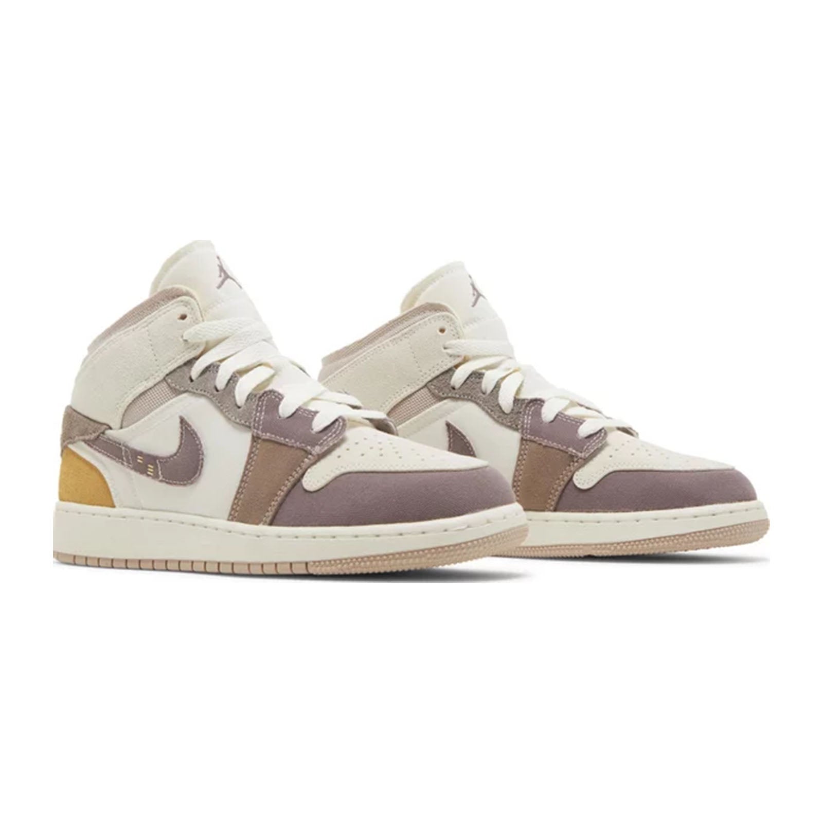 Air Year jordan 1 Mid (GS), SE Craft Inside Out Taupe Haze