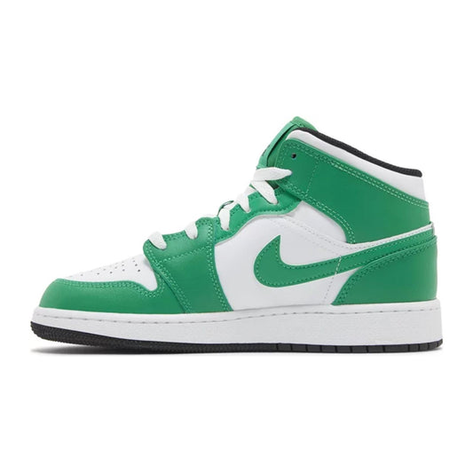 Air Jordan 1 Mid (GS), Lucky Green hover image