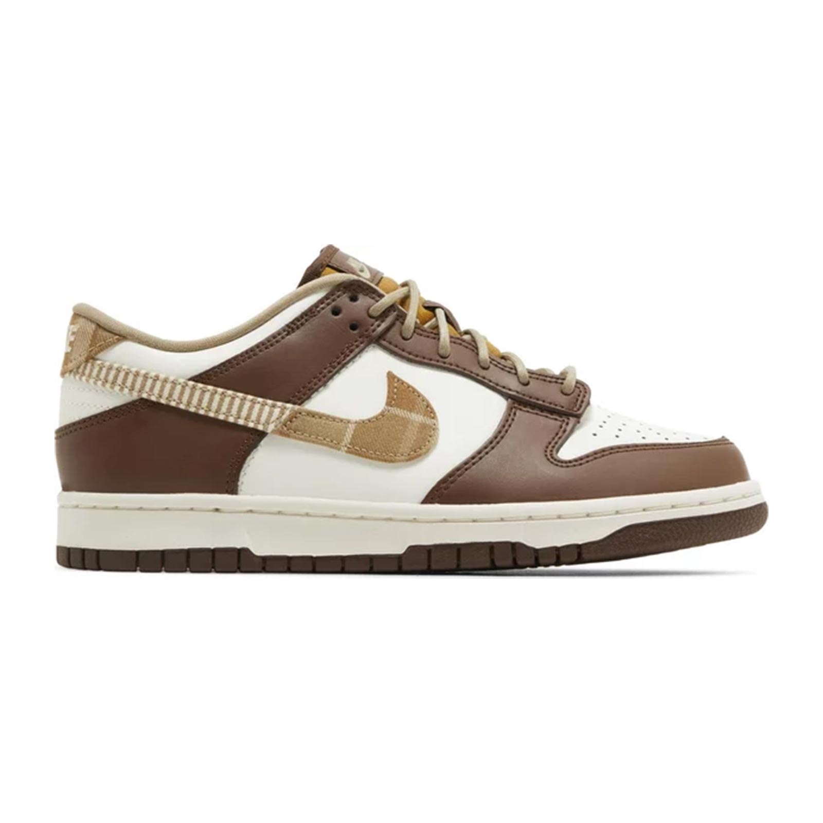Nike Dunk Low (GS), Plaid Brown