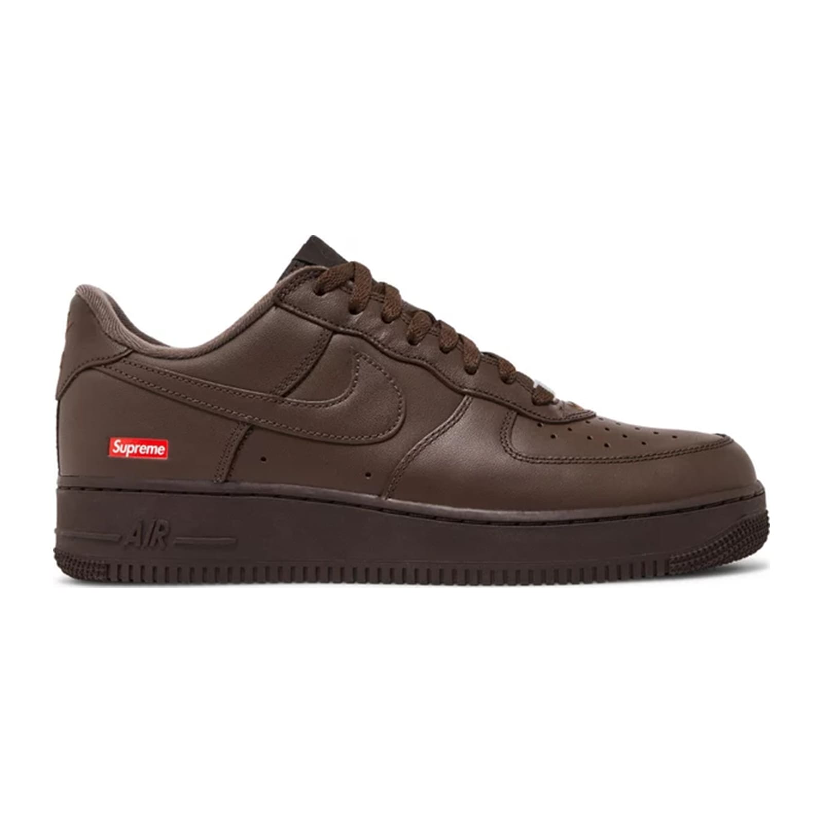 Nike Air Force Low, Supreme Box Logo- Baroque Brown – Impossible