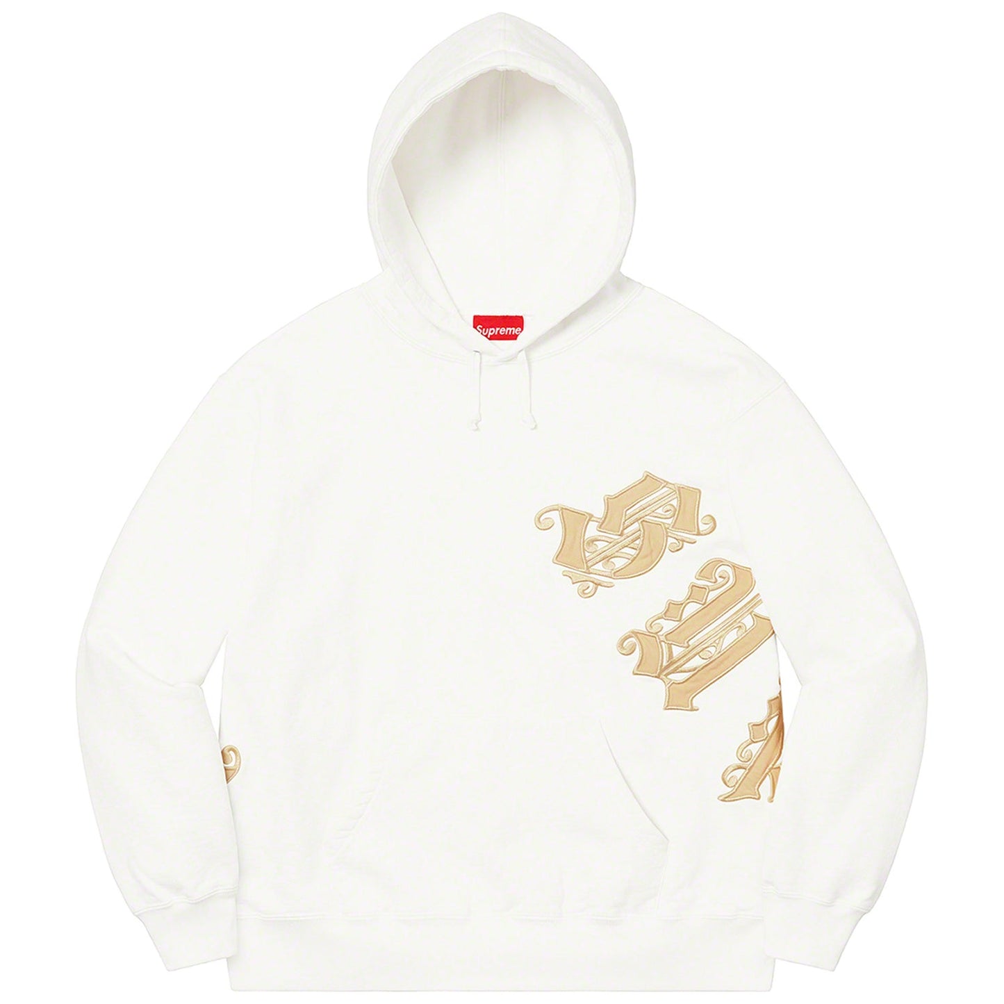 Supreme Old English Wrap Hooded Sweatshirt Mens Style : Ss21sw27