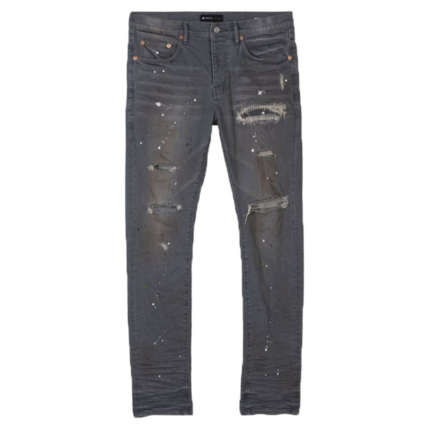 【SATIIIZ】Belloz Track Walk Denim Pants Purple-Brand – tagged 