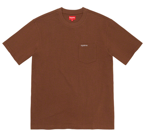 Supreme S/S Pocket Tee (FW21) Brown