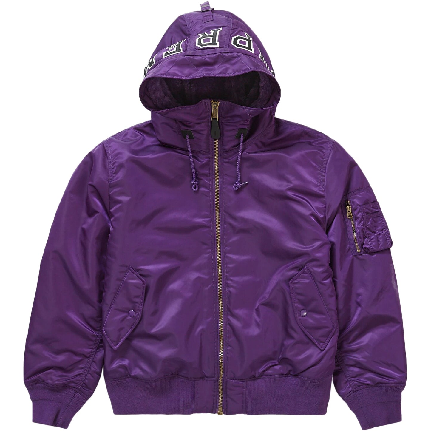 Supreme Hooded MA-1 Purple