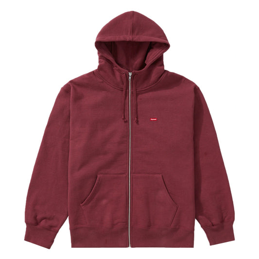 Supreme Small Box Facemask Zip Up Hooded Sweatshirt (FW21) Plum hover image