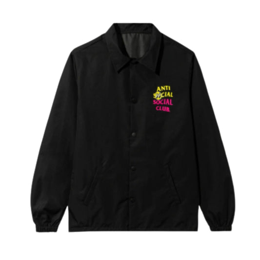 Anti Social Social Club X Mooneyes Curbed Coaches Jacket  Black hover image