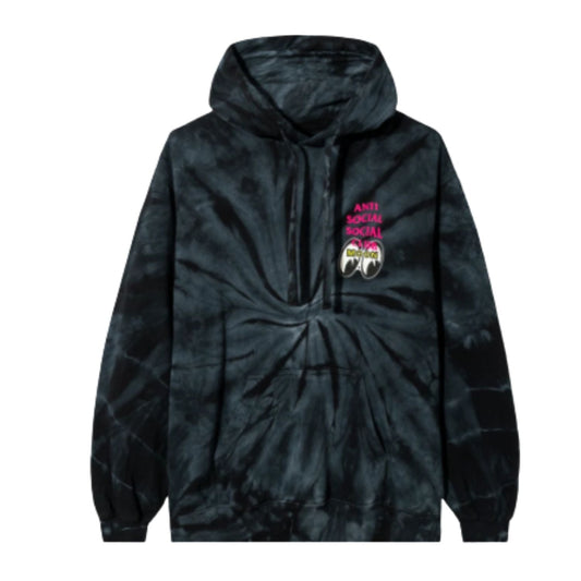 Anti Social Social Club Mooneyes Stacked Tie Dye Hoodie  black hover image