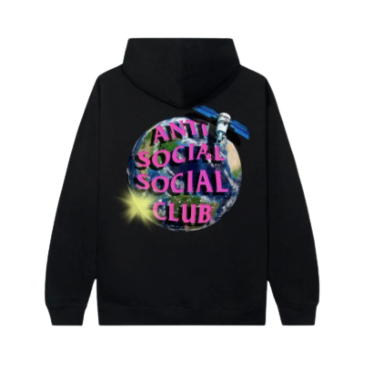 Anti Social Social Club Worldwide Hoodie Black