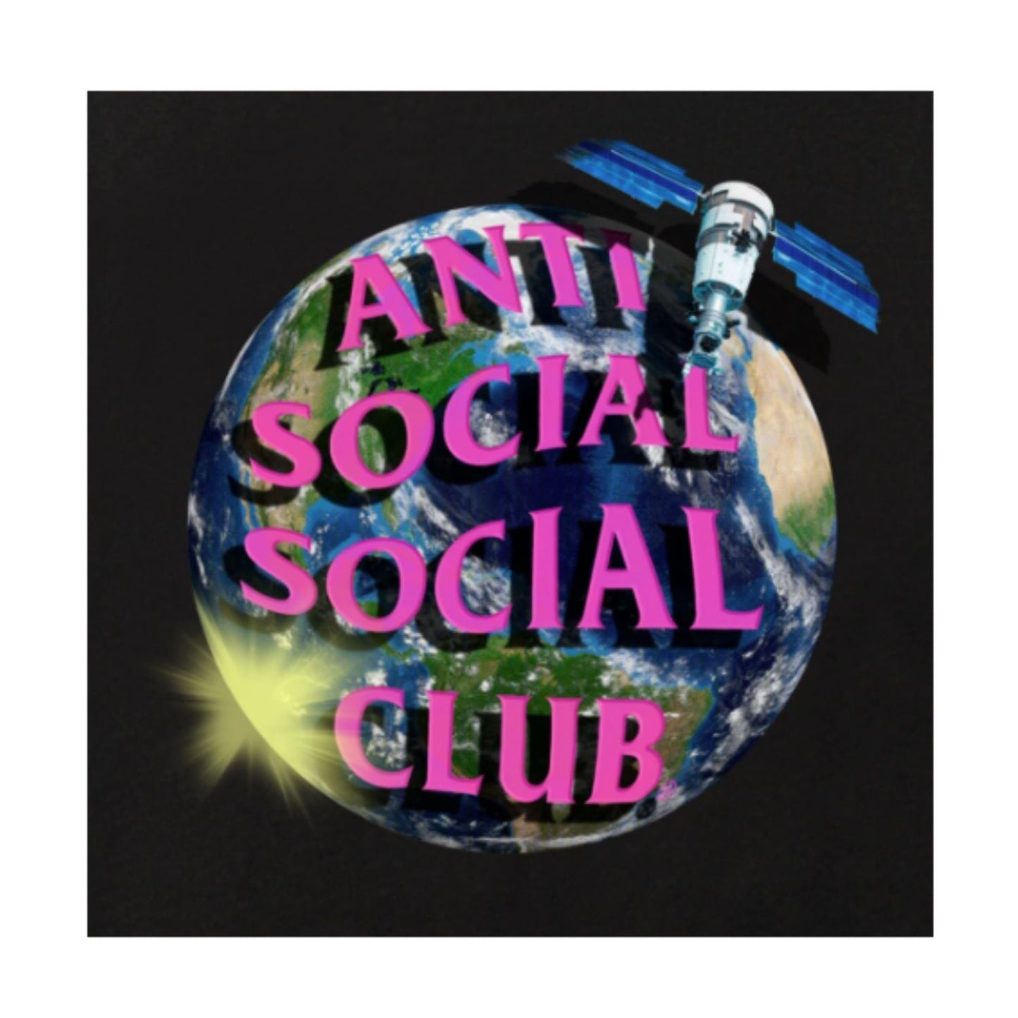 Anti Social Social Club Worldwide Hoodie Black