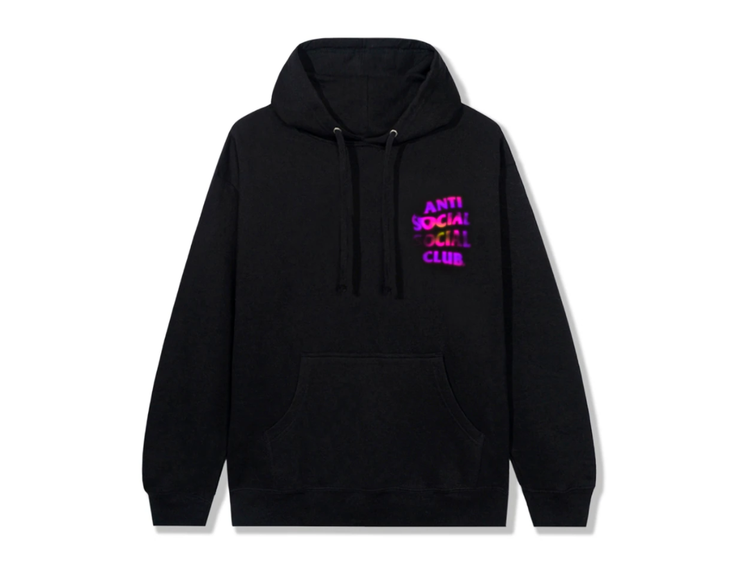 Anti Social Social Club Lava Hoodie Black