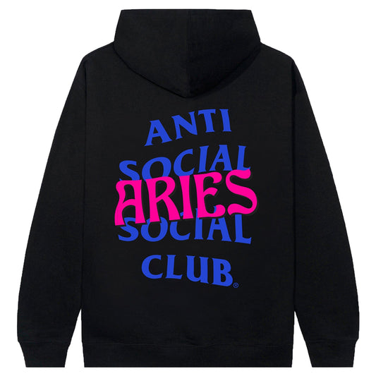 and as seen with the sample Nike tag and Aries Hoodie Black hover image