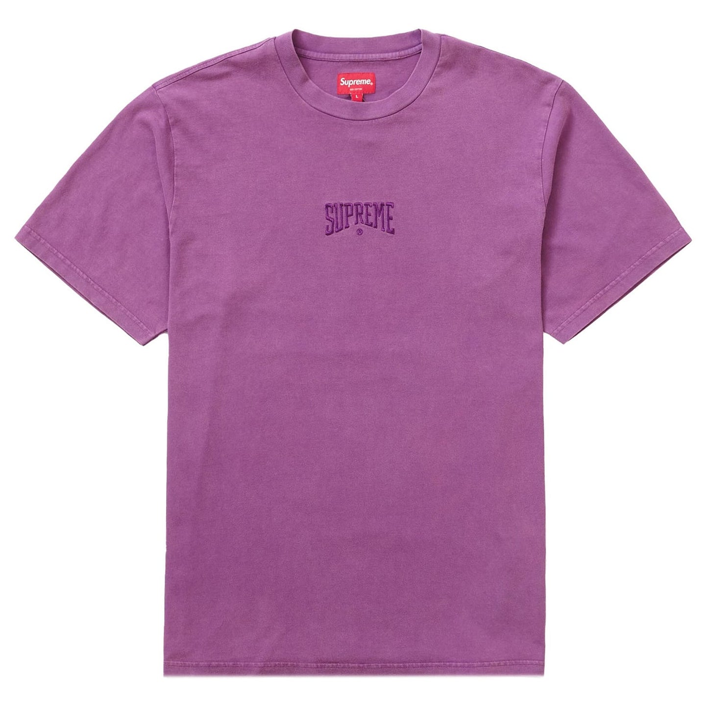 Supreme Acid Wash S/S Top Plum