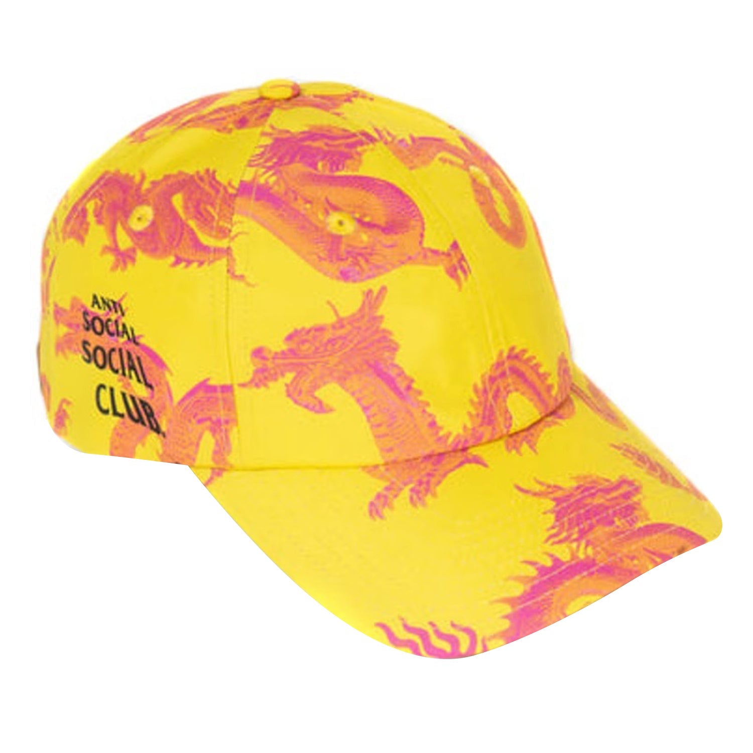 帽子 fragment ANTI SOCIAL SOCIAL CLUB CAP ASSC x Fragment Design Bolt Hat (Black/Yellow) – Urban