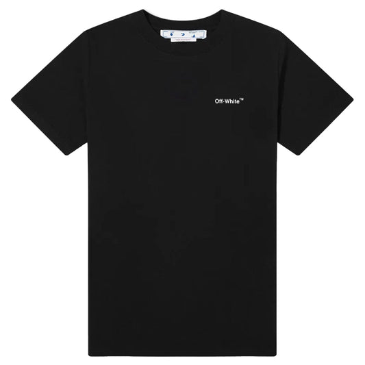 Off-white Caravag Arrow Slim S/s Tee Mens Style : Omaa027c99jer00