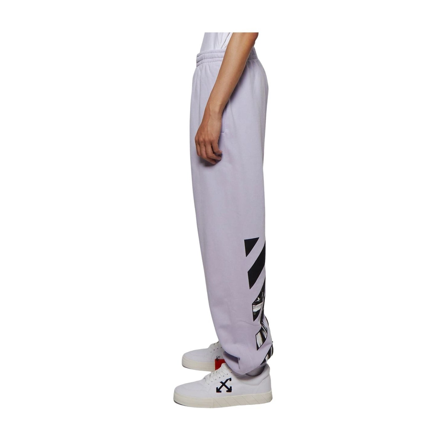 Off-white Caravag Diag Slim Sweatpant Mens Style : Omch029f22fle00