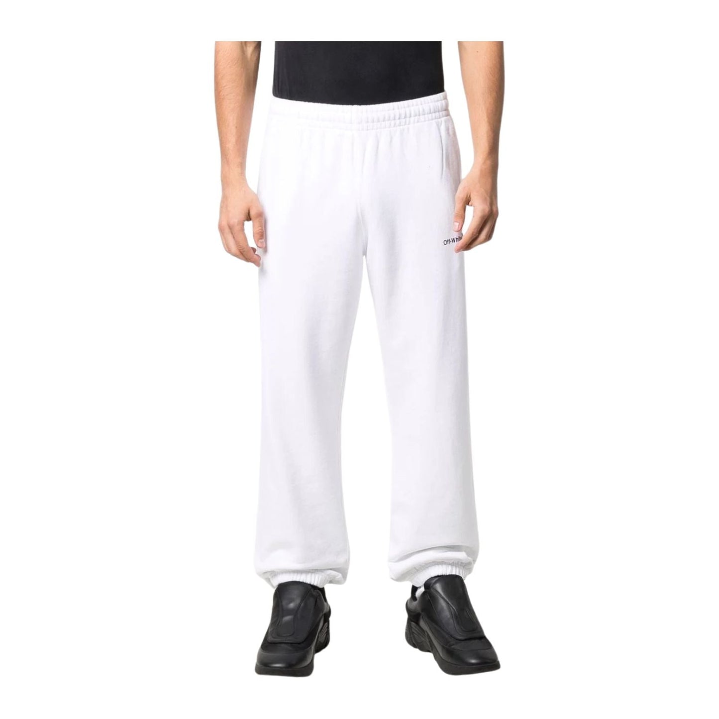 Off-white Caravag Diag Slim Sweatpant Mens Style : Omch029c99fle00