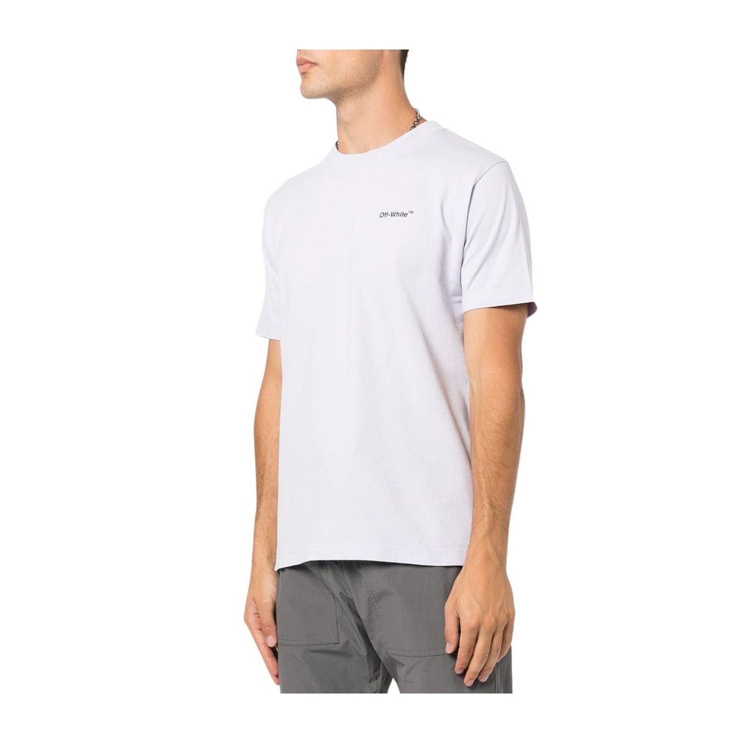 Off-white Caravag Arrow Slim S/s Tee Mens Style : Omaa027f22jer00