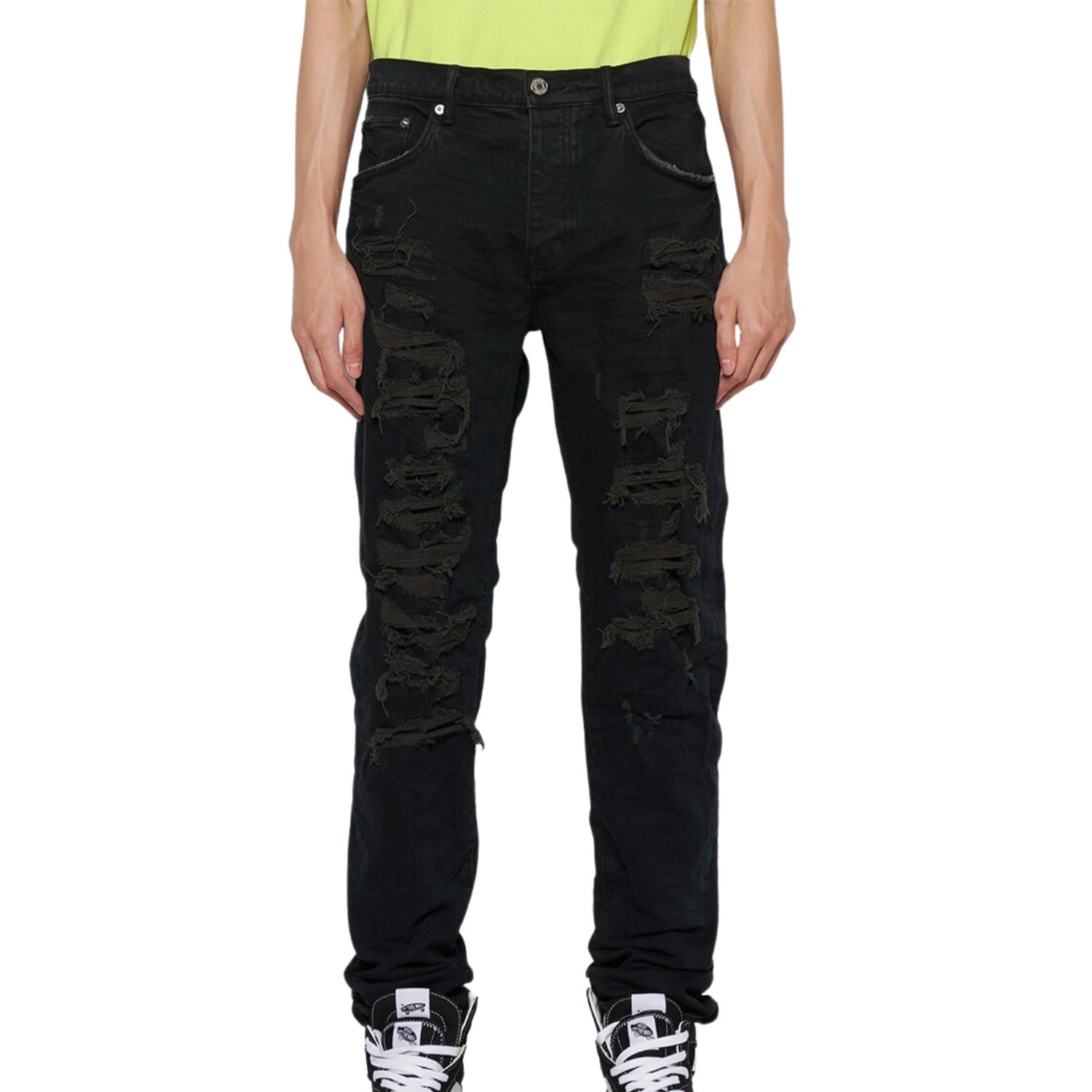 Purple-brand Destroy Repair Jeans Mens Style : P001-bldr123