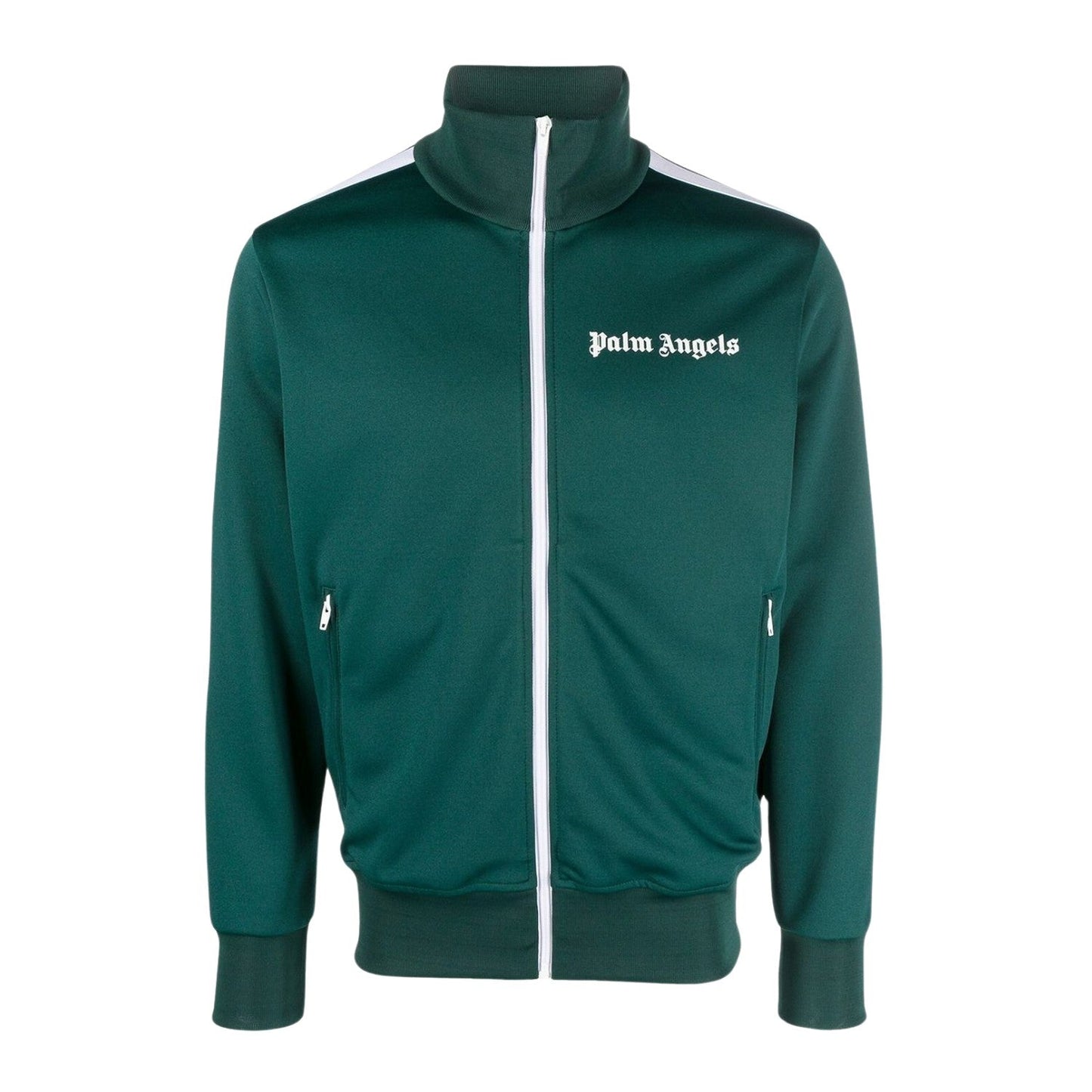 Palm Angels Classic Track Jacket (SS23) Forest Green/White