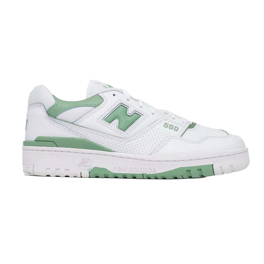 New Balance 550, White Mint Green