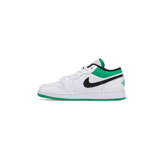 Air Jordan 1 Low (GS), White Lucky Green hover image
