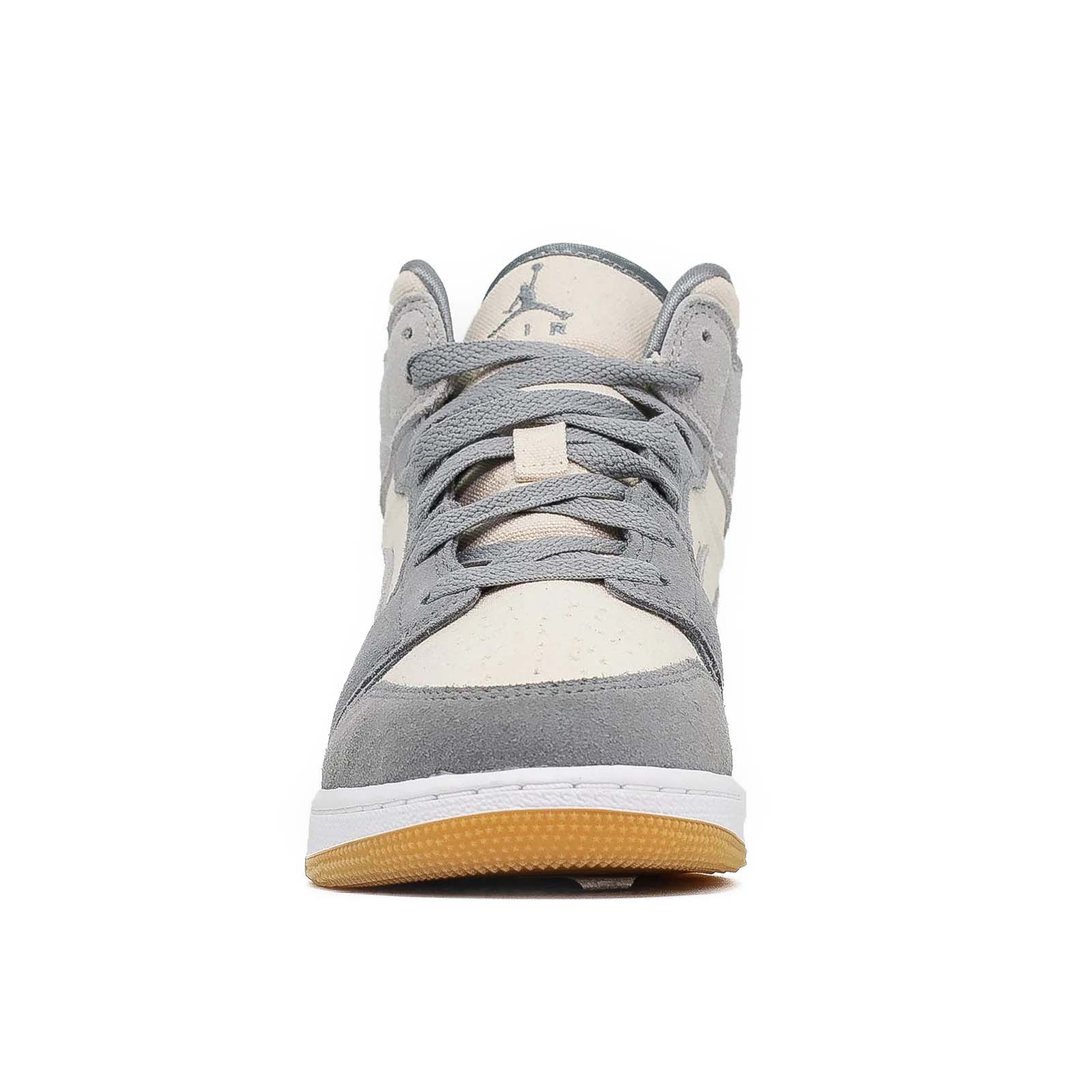 Air Jordan 1 Mid (TD), Coconut Milk Particle Grey