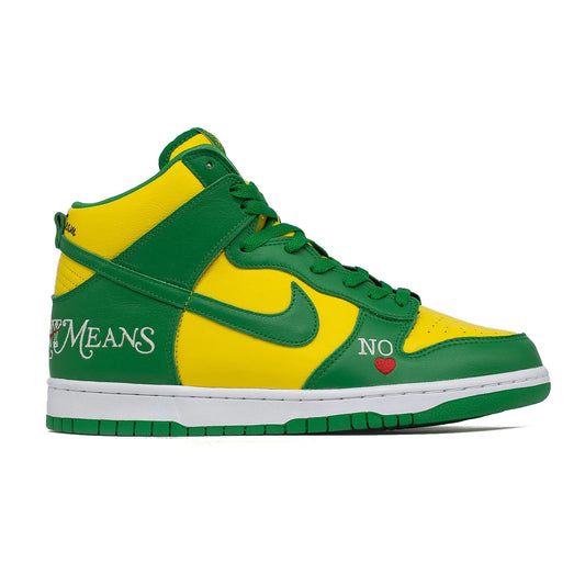 Nike exclusive Dunk High SB, Supreme By Any Means- Brazil