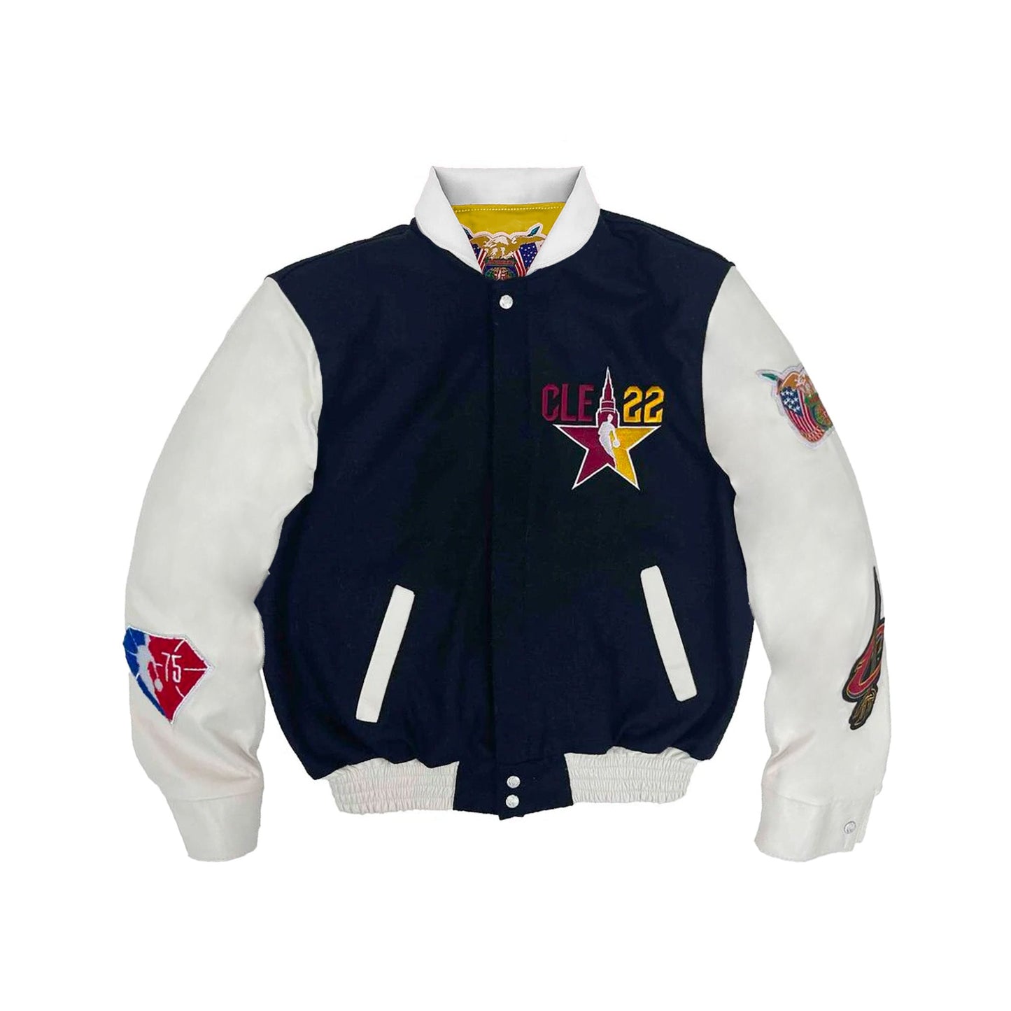 NBA ALL-STAR 2022 WOOL & LEATHER VARSITY JACKET