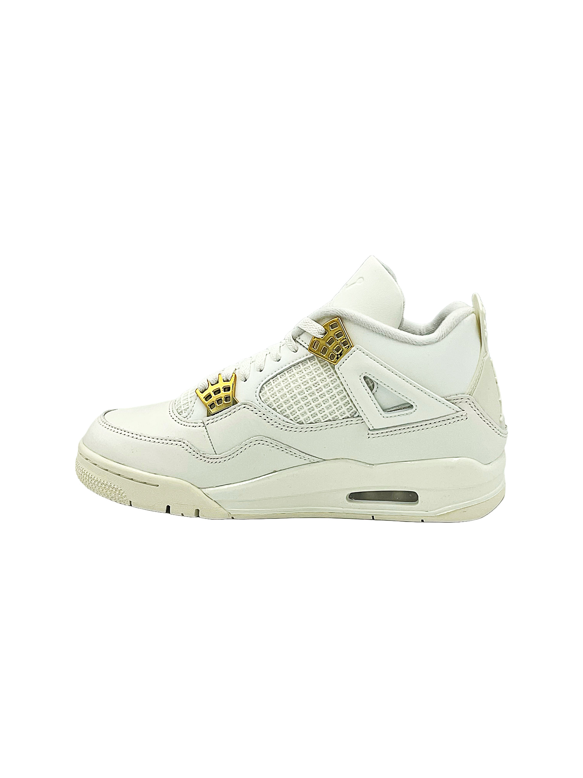 Women's Air Jordan 4, Retro Metallic Gold