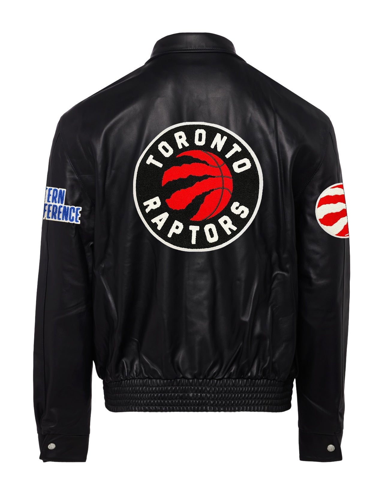 TORONTO RAPTORS FULL LEATHER JACKET Black