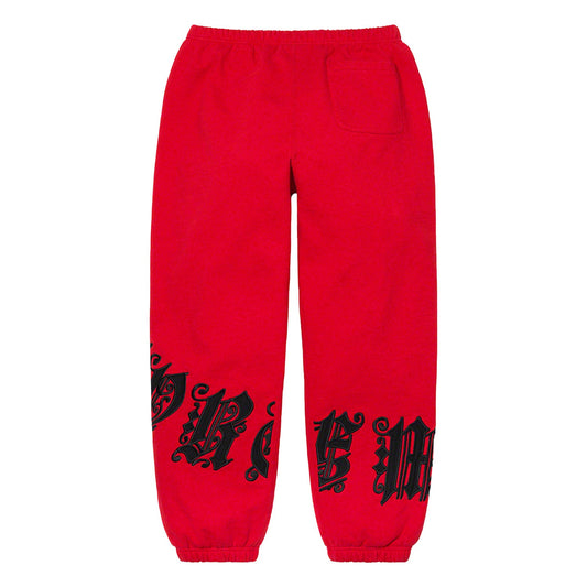 Supreme Old English Wrap Sweatpant Red hover image