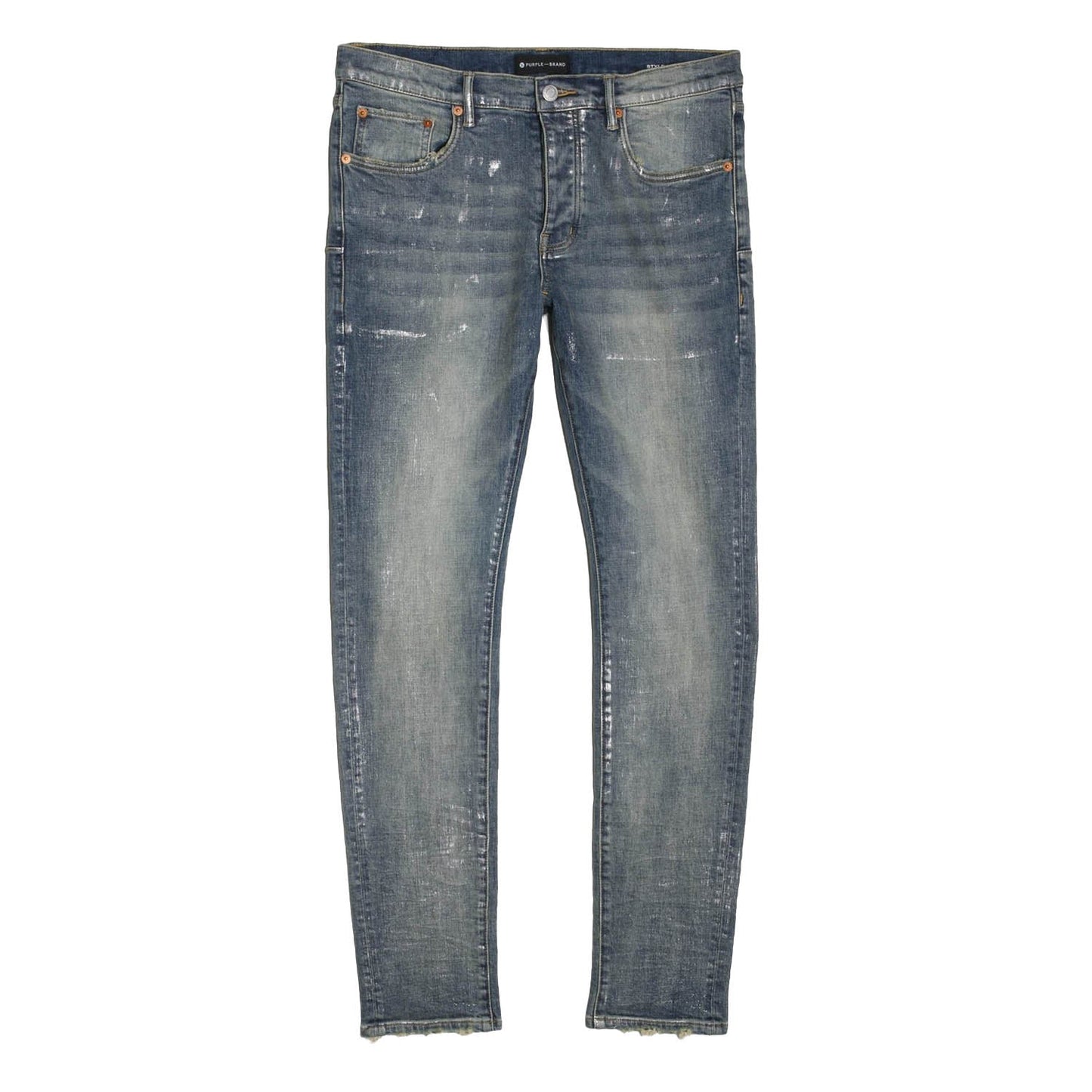 Purple-brand Slim Fit Jeans-low Rise With Slim Leg Mens Style : P001-lis