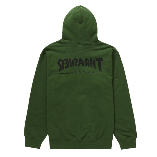 Supreme Thrasher Hooded Sweatshirt Green hover image