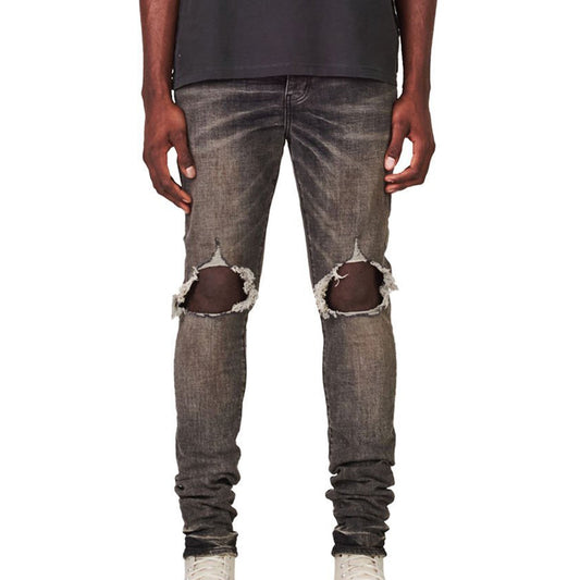 Purple-brand Slim Fit Jeans-low Rise With Slim Leg Mens Style : P002-geb hover image