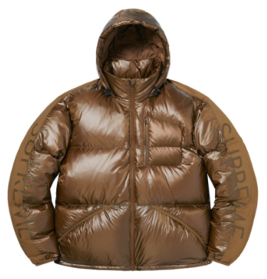 Supreme Featherweight Down Jacket Brown