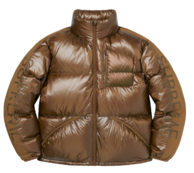 Supreme Featherweight Down Jacket Brown