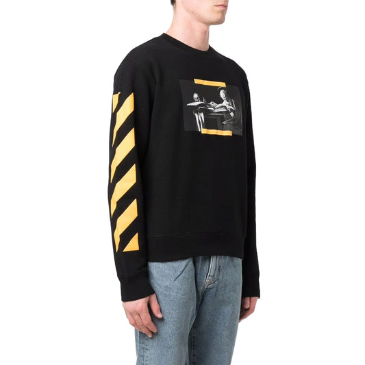 Off-white Carav Painting Slim Crewneck Mens Style : Omba025f21fle0091084 hover image