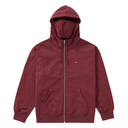 Supreme Small Box Facemask Zip Up Hooded Sweatshirt (FW21) Plum