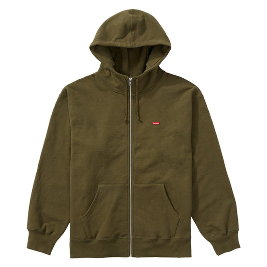 Supreme Small Box Facemask Zip Up Hooded Sweatshirt (FW21) Dark Olive