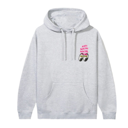 and as seen with the sample Nike tag and X Mooneyes Stacked Hoodie Heather Grey hover image