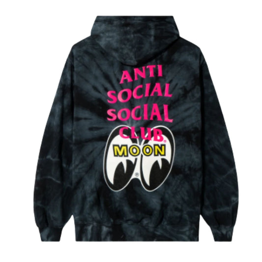 and as seen with the sample Nike tag and Mooneyes Stacked Tie Dye Hoodie  black