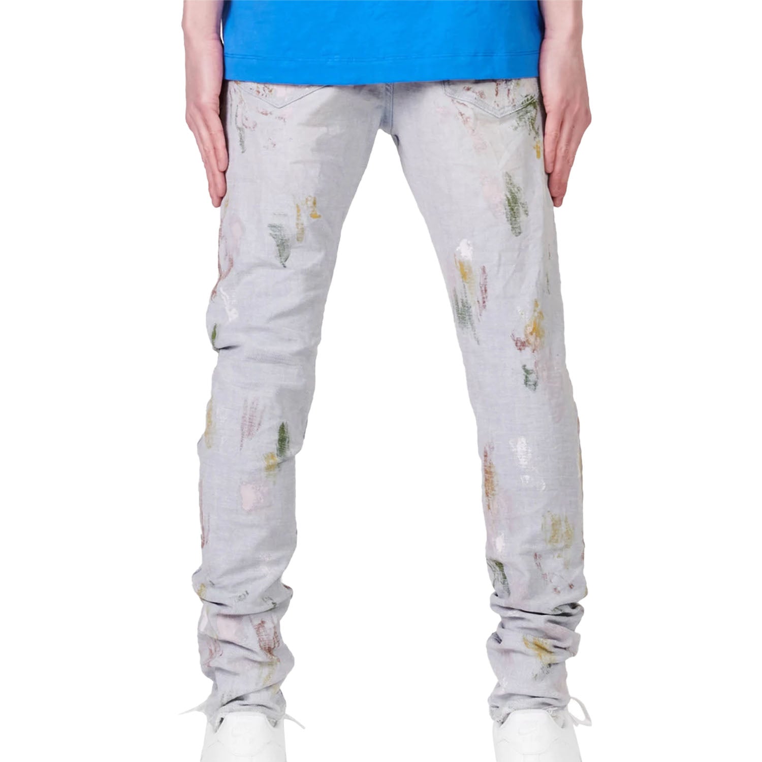 Purple-brand Reverse Dirty Repair Jeans Mens Style : P001-ridr222