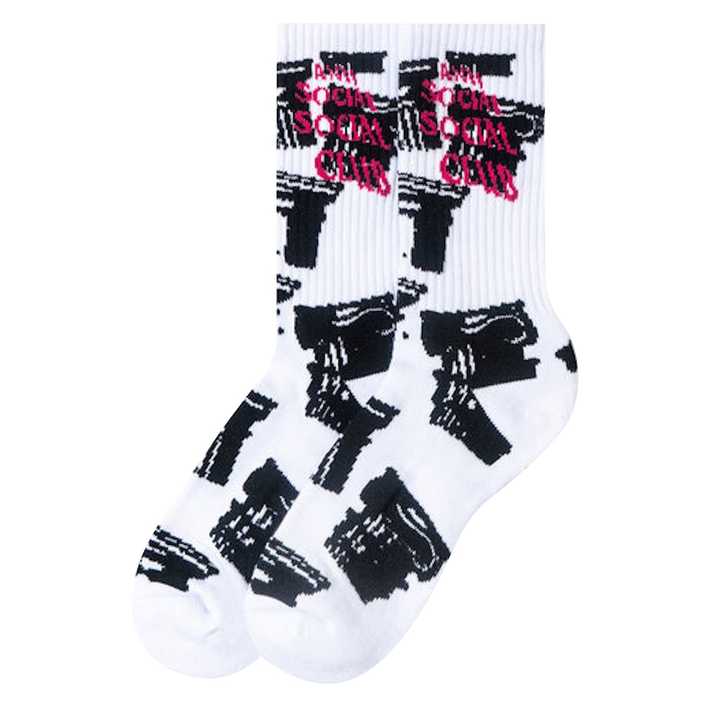 Anti Social Social Club Collapse Socks White