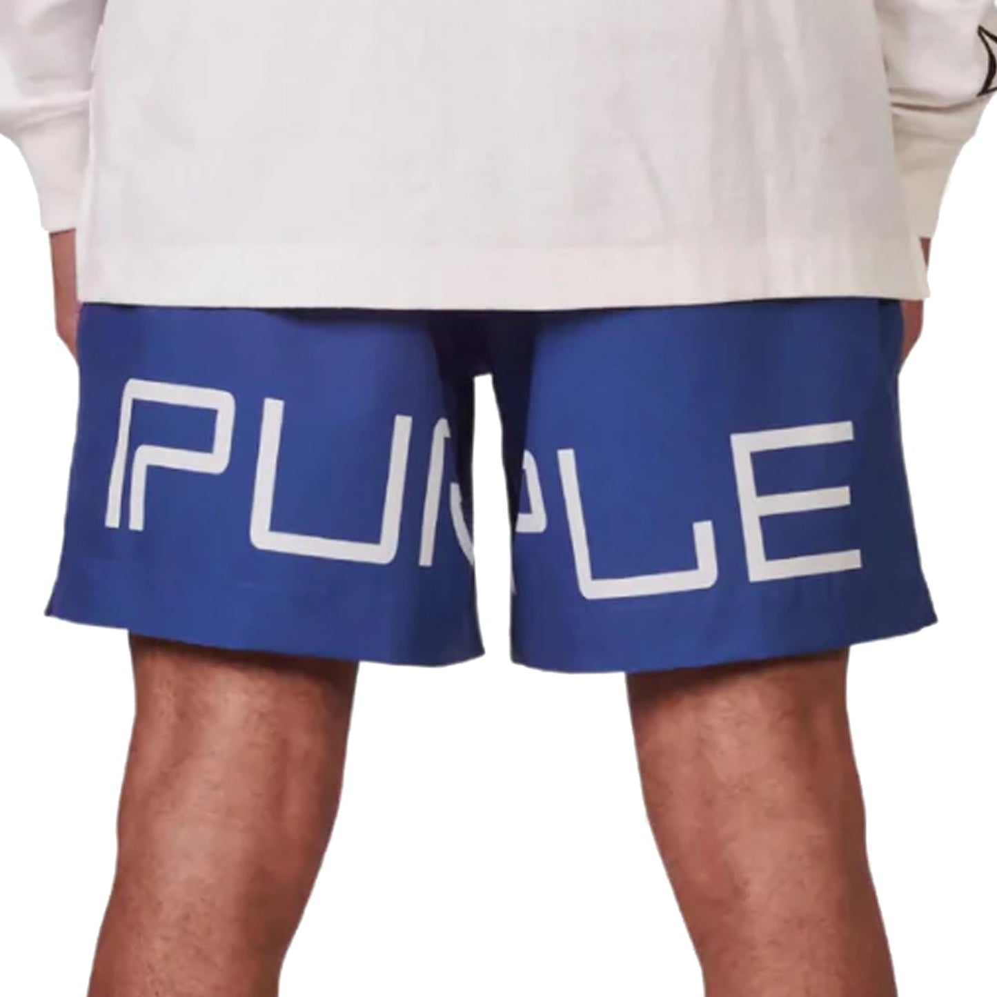 Purple-brand Printed All Round Short-wordmark Mens Style : P504-pgbs322