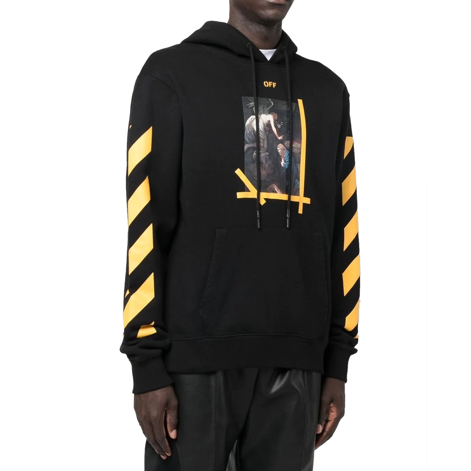 Off-white Caravag Arrow Over multicolor hoodie Mens Style : Ombb037c99fle00