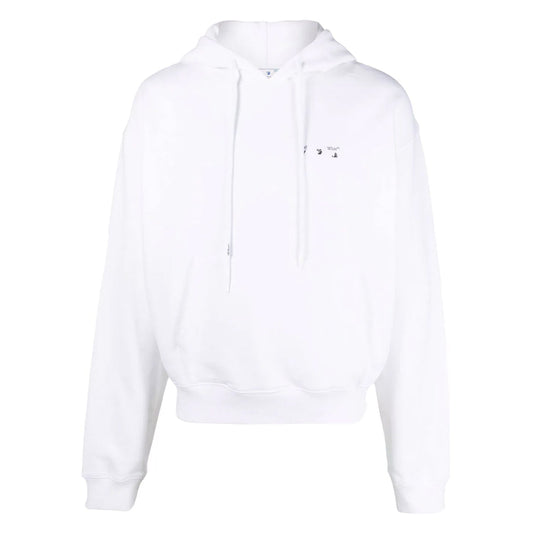 Off-white Caravag Paint Over Hoodie Mens Style : Ombb037c99fle00
