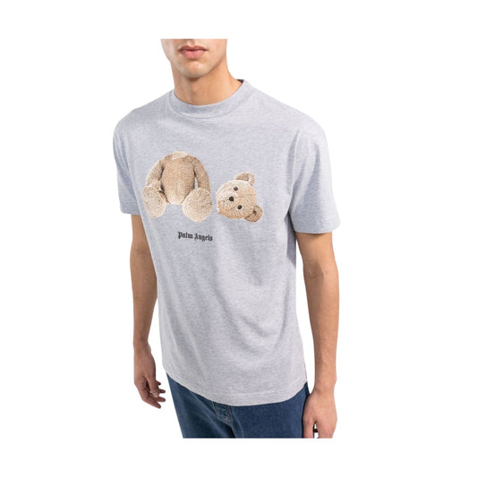 Palm Angels Bear Classic T-Shirt 0860 Melange Grey/Brown hover image