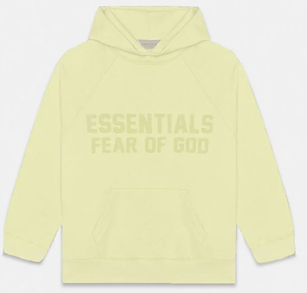 Essentials Fear Of God  Mens Canary Hoodie Mens Style : Fgmh9012
