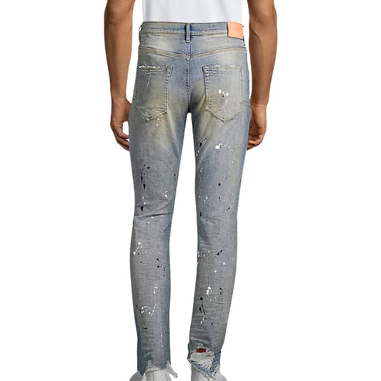 Purple-brand Slim Fit Jeans-low Rise With Slim Leg Mens Style : P002-ddib222 hover image